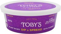 Toby's Lite Jalapeno Plant-Based Dip & Spread
