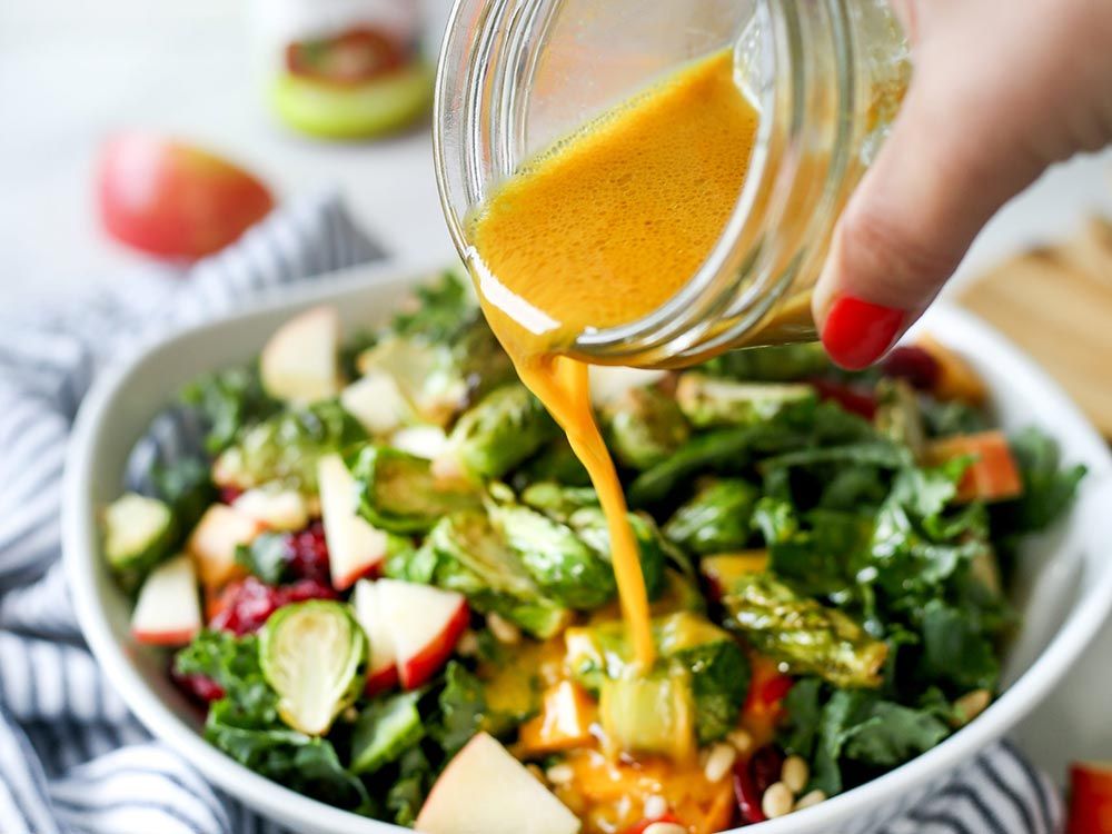 Harvest Salad with Apple Cider Dressing