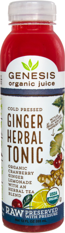 Genesis Organic Juice Ginger Herbal Tonic