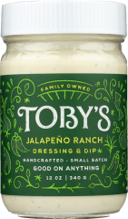 Toby's Jalapeno Ranch Dressing and Dip
